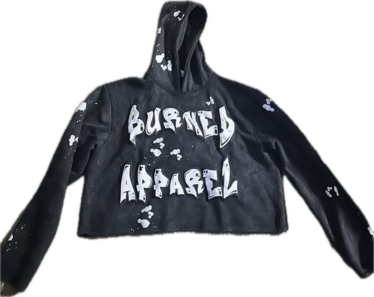 *PRE-ORDER* Burned Apparel cropped hoodie